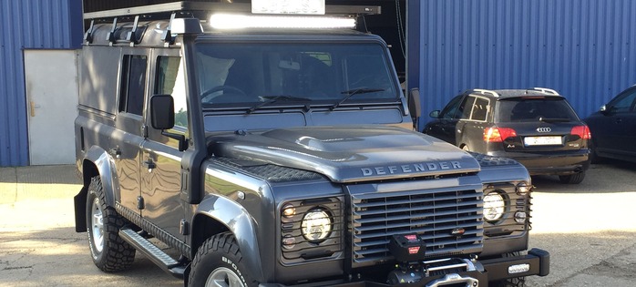 Another Customers’ Defender exits the ACHSV 4×4 Workshop